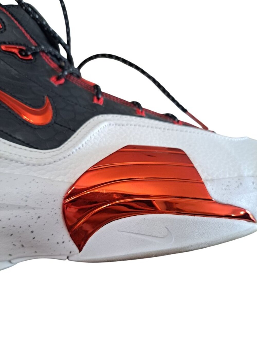 Nike Air Scottie Pippen 6 Men's 12.5 White/Black/Red Basketball Shoes - Picture 4 of 16